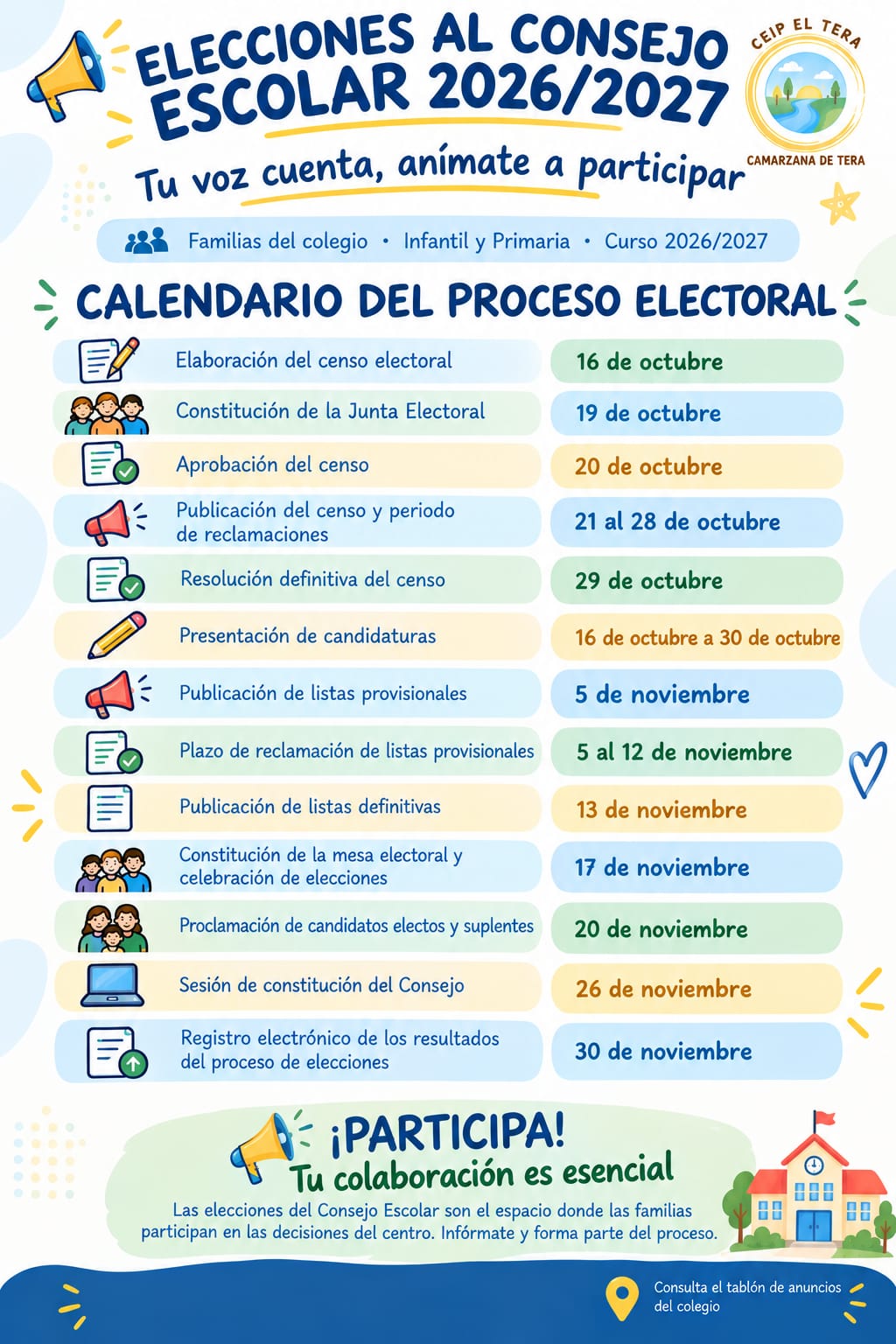 CALENDARIO CONSEJO